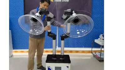 執(zhí)信環(huán)保車間除塵器設(shè)備吸塵器,除塵器小型,凈化企業(yè)車間煙塵污染！